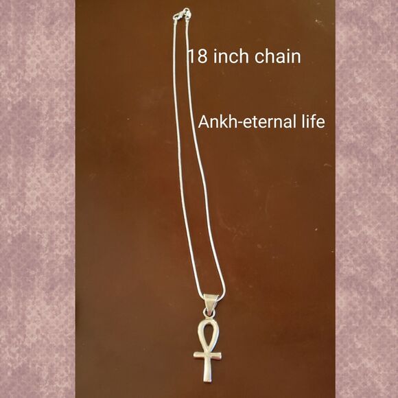 Ankh 20 inch chain Preowned Symbol for eternal life - Picture 1 of 5